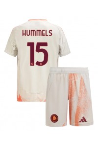 AS Roma Mats Hummels #15 Babytruitje Uit tenue Kind 2024-25 Korte Mouw (+ Korte broeken)